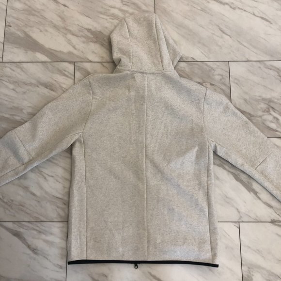 Nike Sportswear Tech Fleece Full Zip Hoodie White/Heather DD4688-100 Multi Size - Picture 6 of 12